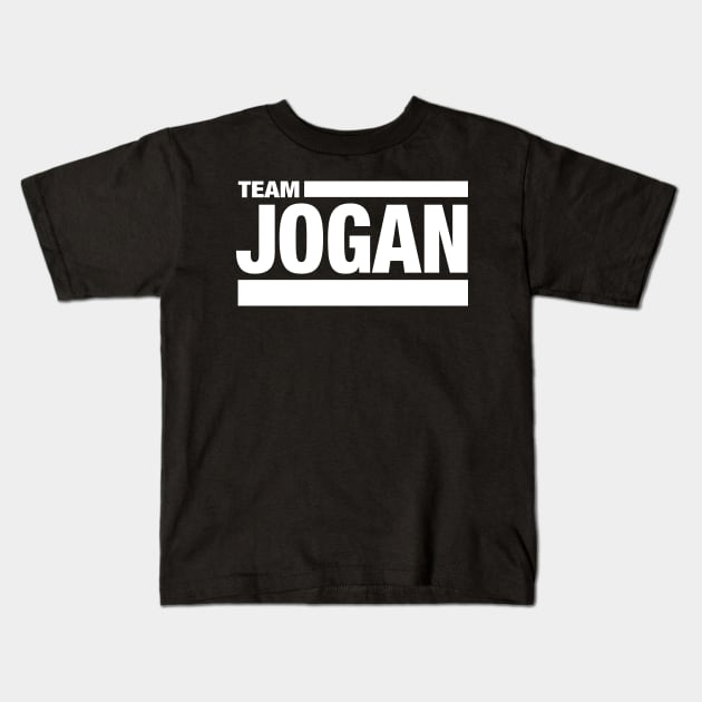 Team Jogan (white) Kids T-Shirt by winstongambro